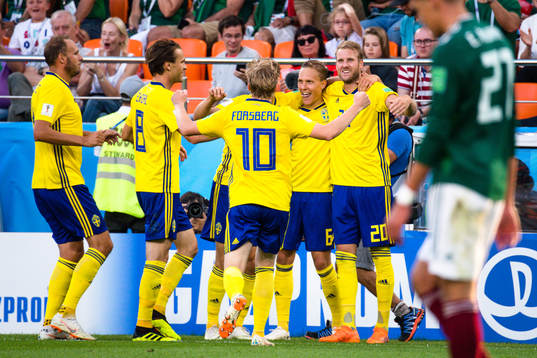 Andreas Granqvist, Albin Ekdal, Emil Forsberg, Viktor