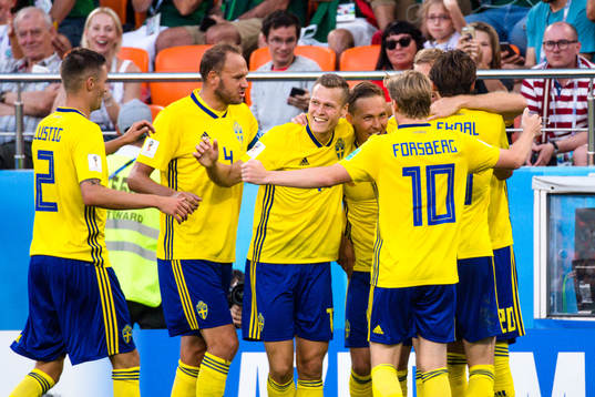 Andreas Granqvist, Mikael Lustig, Albin Ekdal,  Emil