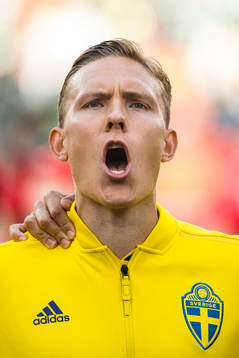Ludwig Augustinsson of Sweden prior the FIFA World Cup