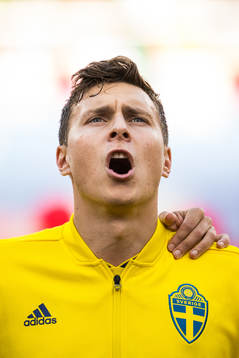 Victor Nilsson Lindelöf of Sweden prior the FIFA World Cup