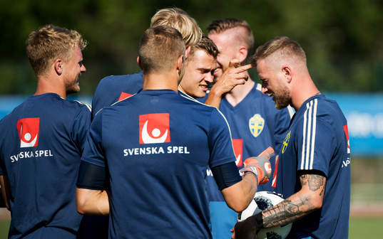 John Guidetti of the Swedish national football team