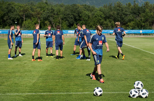 Emil Forsberg of the Swedish national football team