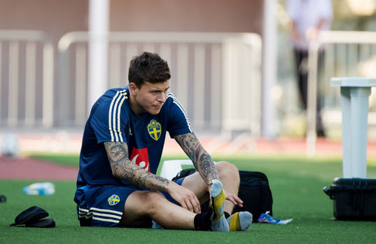 Victor Nilsson Lindelöf of the Swedish national football