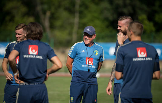 Janne Andersson,head coach, of the Swedish national