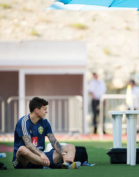 Victor Nilsson Lindelöf of the Swedish national football