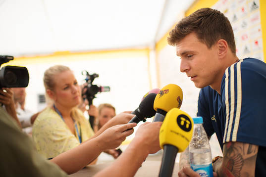 Victor Nilsson Lindelöf of the Swedish national football