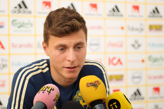 Victor Nilsson Lindelöf of the Swedish national football