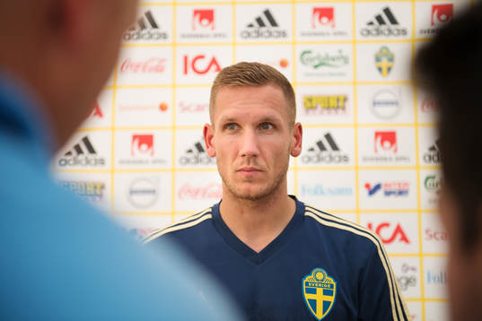 Robin Olsen of the Swedish national football team