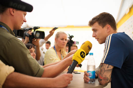 Victor Nilsson Lindelöf of the Swedish national football