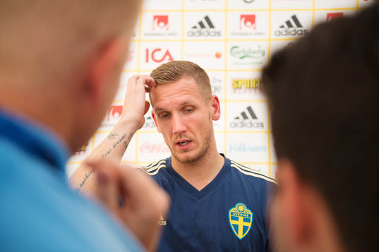 Robin Olsen of the Swedish national football team
