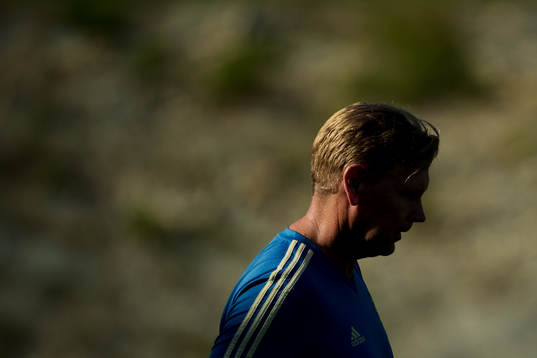 Assistant coach Peter Wettergren of the Swedish national