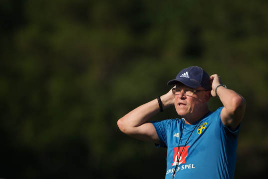 Head coach Janne Andersson of the Swedish national football