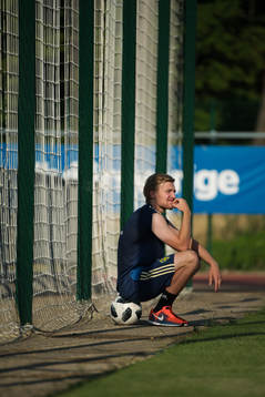 Emil Forsberg of the Swedish national football team at a