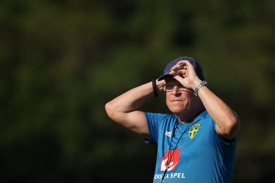 Head coach Janne Andersson of the Swedish national football