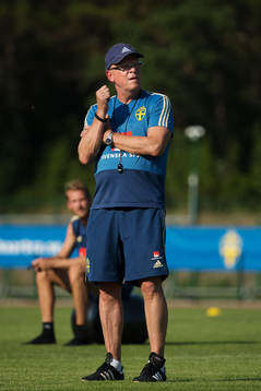 Head coach Janne Andersson of the Swedish national football