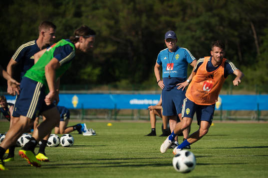 Head coach Janne Andersson of the Swedish national football