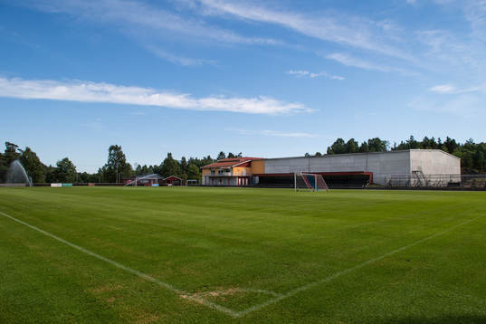Generell vy över Hjällbovallen, anläggningen för