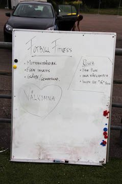 träningspass i träningsformen Fotboll Fitness