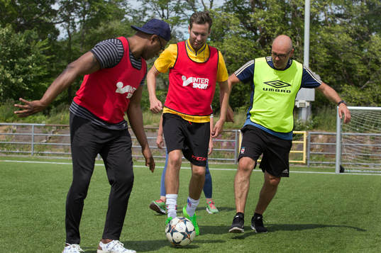 Zack Senghore, Mattias Bergdahl och Urban Ivarsson deltar i