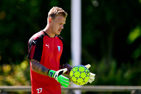 Malmö FFs målvakt Johan Dahlin