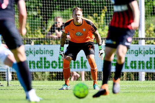 Malmö FFs målvakt Johan Dahlin