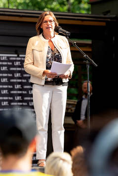 Biståndsminister och vice statsminister Isabella Lövin