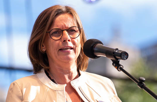 Biståndsminister och vice statsminister Isabella Lövin