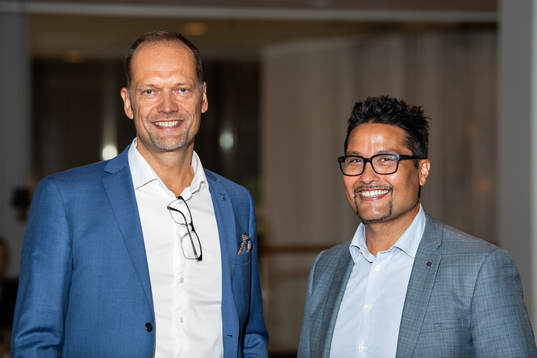 OBOS Sveriges Vd Joakim Henriksson och OBOS koncernchef