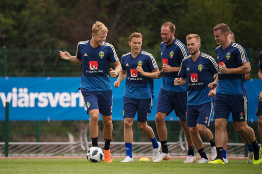 Oscar Hiljemark, Ludwig Augustinsson, Andreas Granqvist,