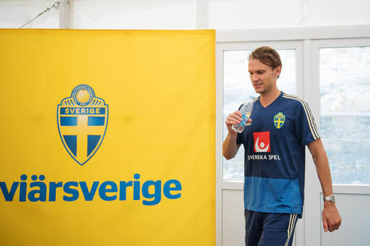 Albin Ekdal of the Swedish national football team