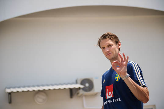 Albin Ekdal of the Swedish national football team