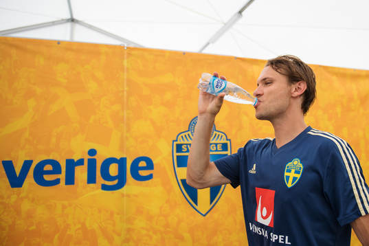 Albin Ekdal of the Swedish national football team