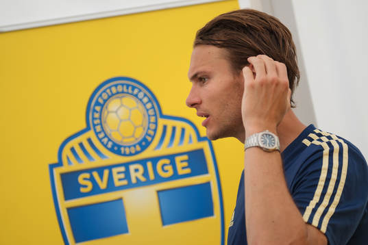 Albin Ekdal of the Swedish national football team