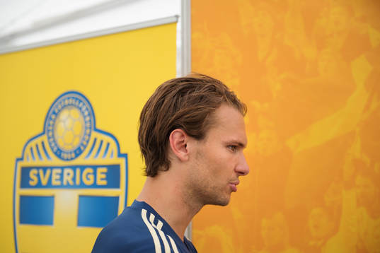 Albin Ekdal of the Swedish national football team