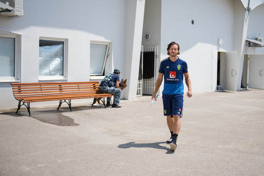 Gustav Svensson of the Swedish national football team