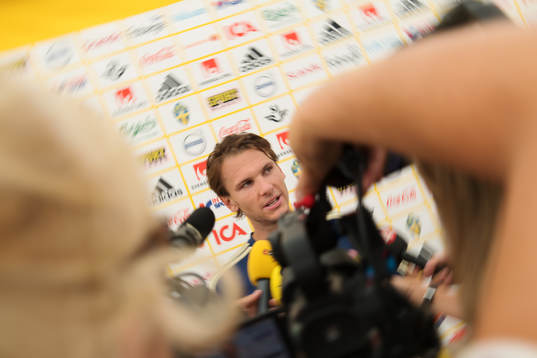Albin Ekdal of the Swedish national football team