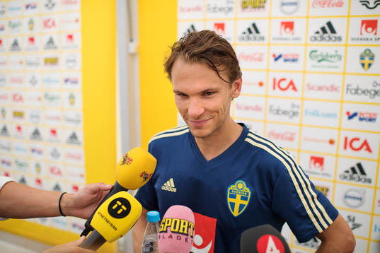 Albin Ekdal of the Swedish national football team