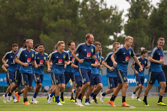 Ludwig Augustinsson, Andreas Granqvist, Oscar Hiljemark and