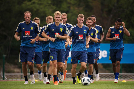 Andreas Granqvist, Oscar Hiljemark, Emil Krafth and Marcus