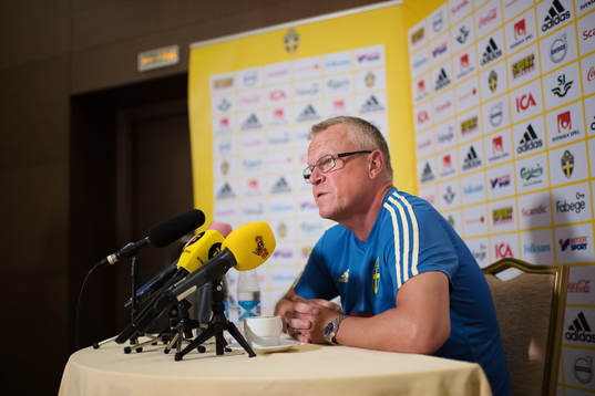 Head coach Janne Andersson of the Swedish national football