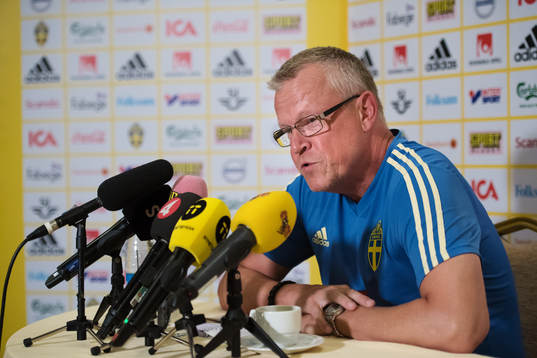 Head coach Janne Andersson of the Swedish national football