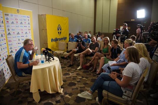 Head coach Janne Andersson of the Swedish national football