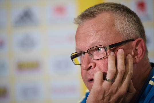 Head coach Janne Andersson of the Swedish national football