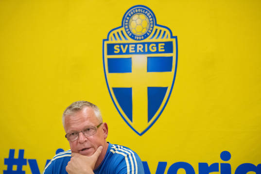 Head coach Janne Andersson of the Swedish national football