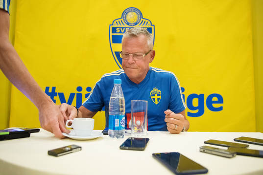Head coach Janne Andersson of the Swedish national football