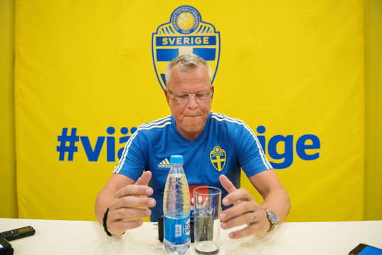 Head coach Janne Andersson of the Swedish national football