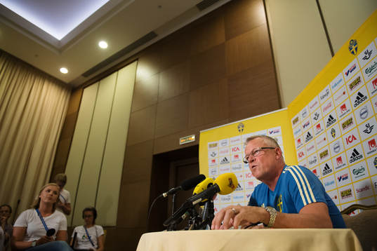 Head coach Janne Andersson of the Swedish national football