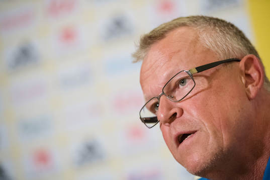 Head coach Janne Andersson of the Swedish national football