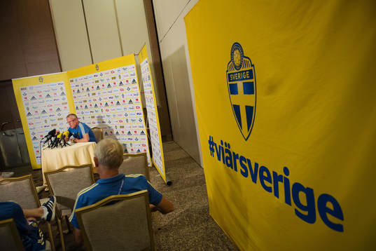 Head coach Janne Andersson of the Swedish national football
