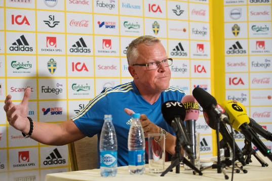 Head coach Janne Andersson of the Swedish national football